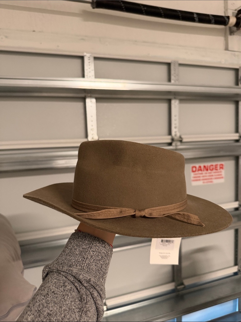 Lack of Color- moss zulu Wide Brim Wool Fedora Hat - Olive Brown